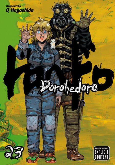 Cover of Volume 23 of Dorohedoro by Q Hayashida.