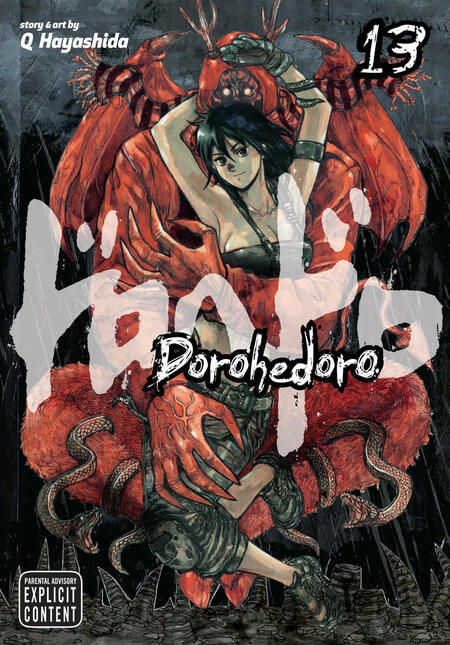 Cover of Volume 13 of Dorohedoro by Q Hayashida.